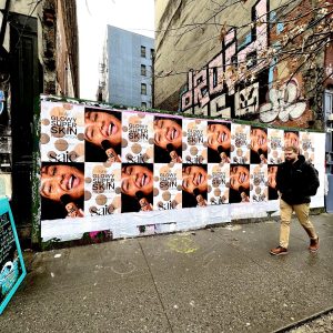 Street Poster wheat-paste campaign photo