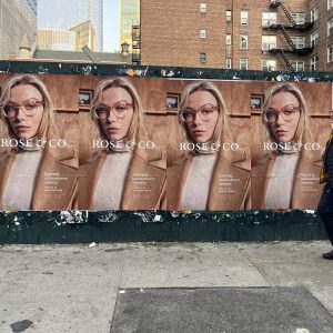 Street Poster wheat-paste campaign photo