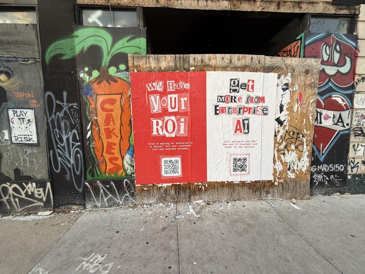 Wheat-paste posters at Publicis Sapient — Wicker Park, Chicago