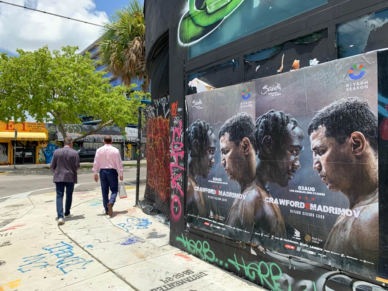 Street poster wheat-paste campaign at RS MI – 413 Northwest 25th Street
